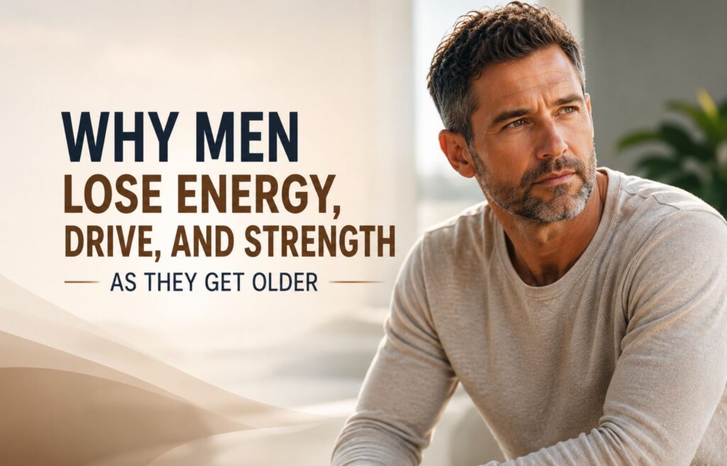 Why Men Lose Energy, Drive, and Strength as They Get Older
